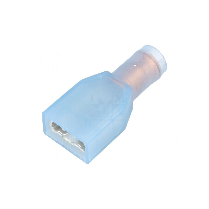 Terminal plat 6,3mm 0,8mm mamă pentru cablu 1,5÷2,5mm² - Crimpat | Electronic-mag.ro | Componente Electronice