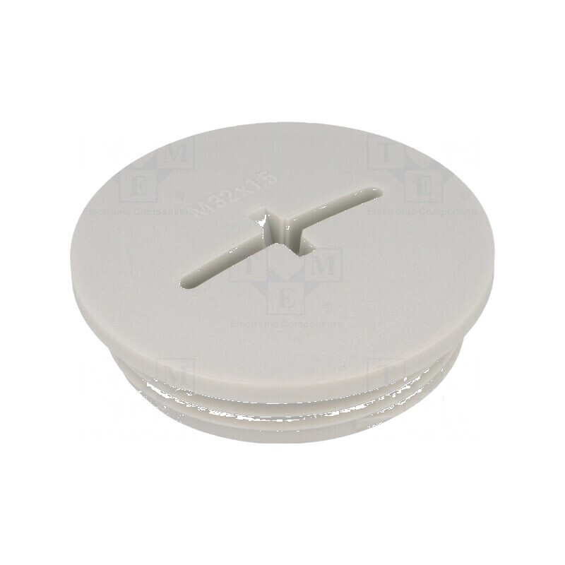 Capac de protecție M32 1,5 IP54 din poliamidă gri deschis, 8mm - Protecție pentru cabluri și conexiuni | Electronic-mag.ro | Com