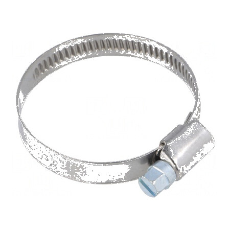 Colier de strângere cu şurub W: 9mm, Crimpare: 32-50mm, D W4 - Accesoriu pentru tuburi | Electronic-mag.ro | Componente Electron