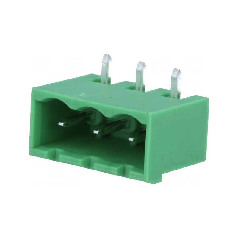 Regletă de Conexiuni Deconectabilă 5,08mm cu 3 Socluri Tată pentru Montaj Electric | Electronic-mag.ro | Componente Electronice