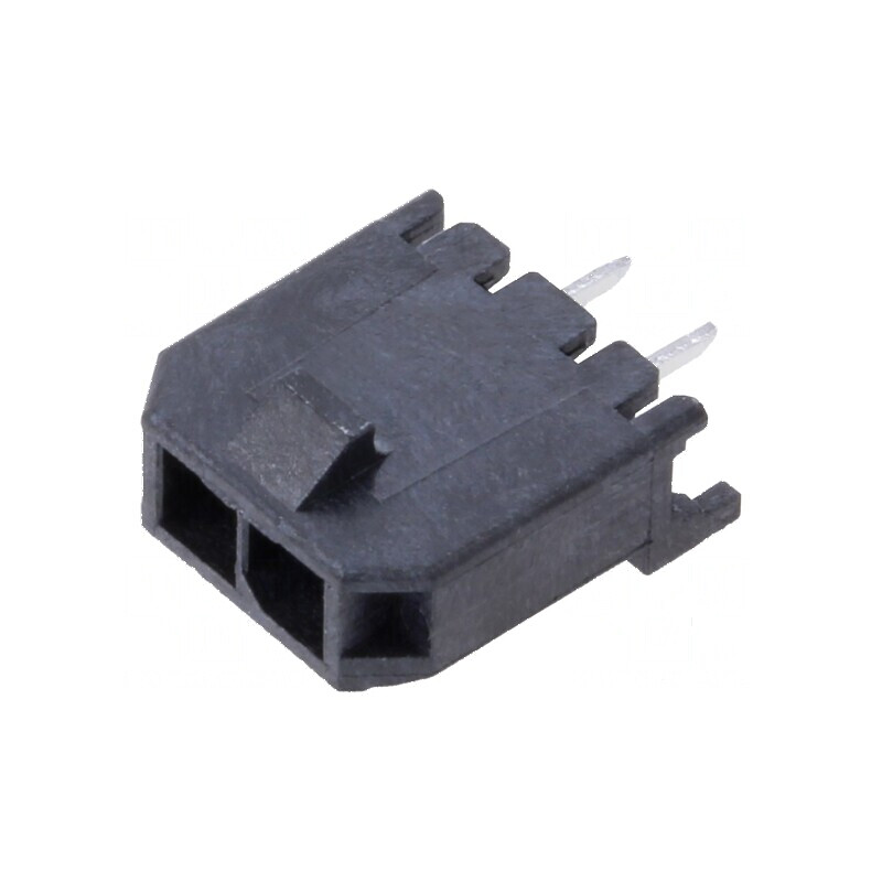 Conector Micro-Fit 3.0 - Cablu la Placă Soclu Tată 2 PIN 5A 3mm | Electronic-mag.ro | Componente Electronice