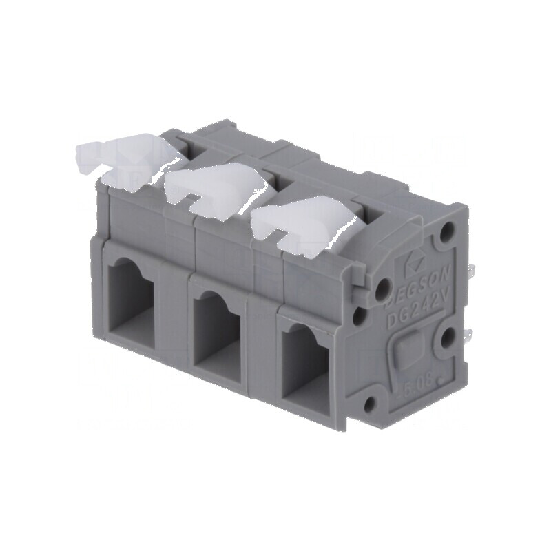 Regletă de conexiuni pentru PCB drept, 7,62mm, 3 piste - Componente electronice professionale | Electronic-mag.ro | Componente E Regletă de conexiuni pentru PCB drept, 7,62mm, 3 piste - Componente electronice professionale | Electronic-mag.ro | Componente E