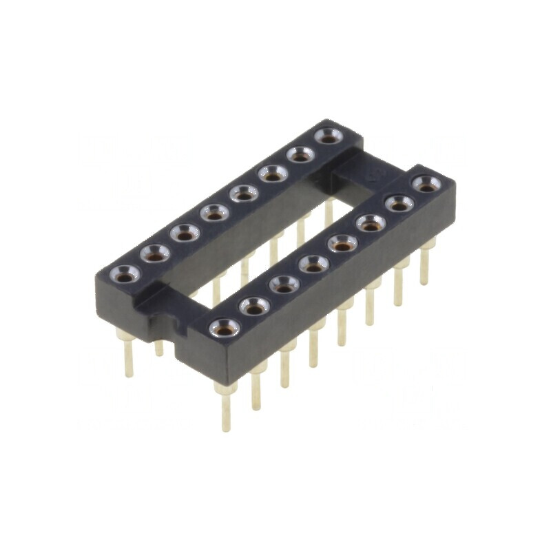 Soclu DIP16 pentru Circuite Integrate cu Raster de 2,54mm - THT de Precizie | Electronic-mag.ro | Componente Electronice