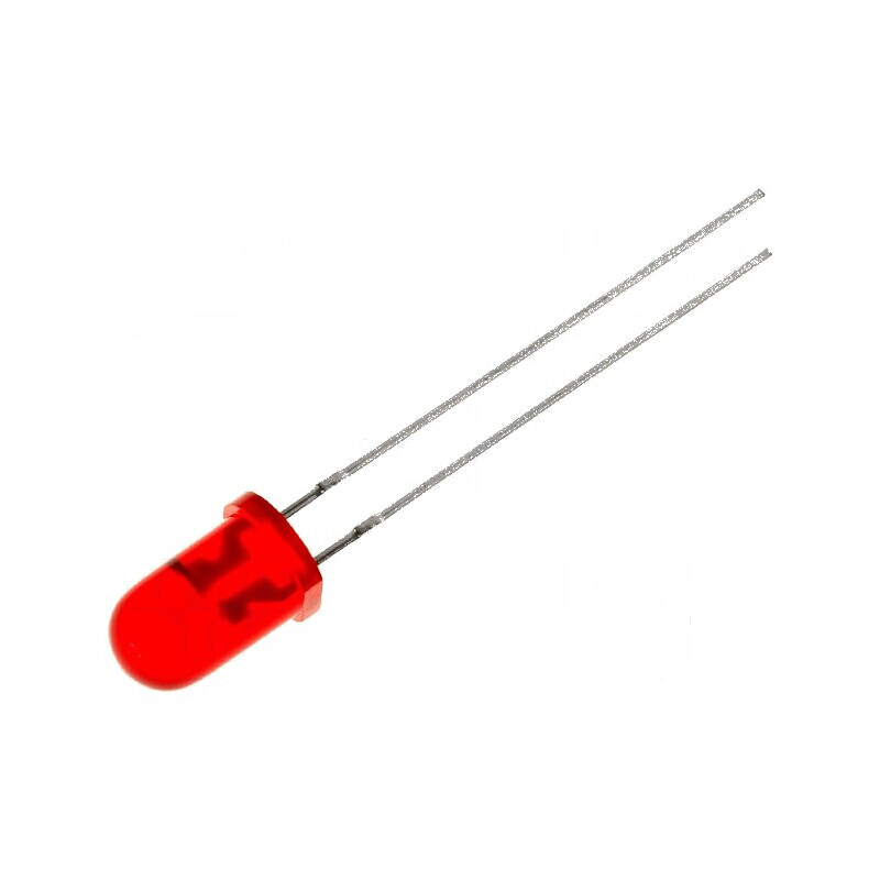 LED 5mm Roșie Clipire 20-80mcd 60° 22mA Frecvență 1,5-3Hz Nr. Termic 2 | Electronic-mag.ro | Componente Electronice