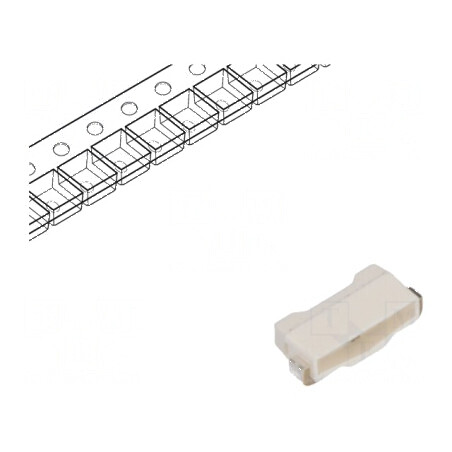 LED SMD 2808 Verde 60mcd, Dimensiuni 2,8x0,8x1,2mm, Unghi 110°, Tensiune 2,1V, Curent 20mA, Putere 75mW | Electronic-mag.ro | Co