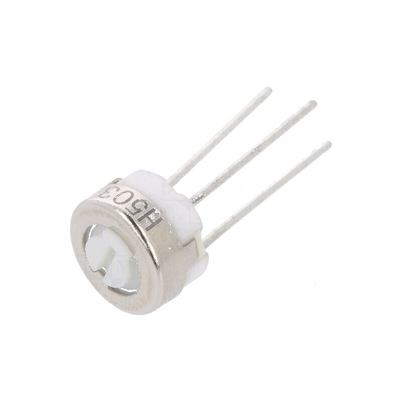 Potențiometru de montare cu o tură, 50kΩ, 500mW, toleranță ±20% | Electronic-mag.ro | Componente Electronice