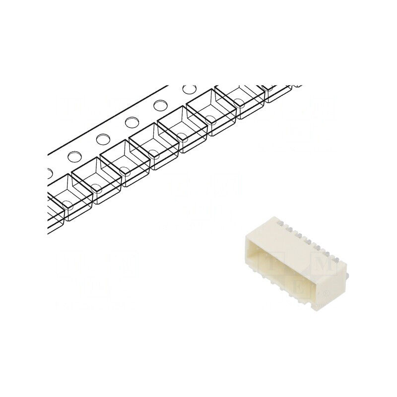 Conector cablu-placă soclu tată Pico-SPOX 1,5mm PIN 7 SMT - Componentă electronică de înaltă calitate | Electronic-mag.ro | Comp
