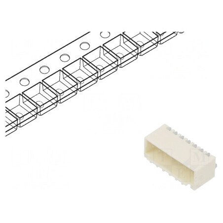 Conector cablu-placă soclu tată Pico-SPOX 1,5mm PIN 7 SMT - Componentă electronică de înaltă calitate | Electronic-mag.ro | Comp