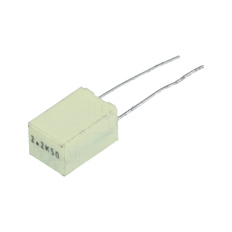 Condensator poliester 2.2uF 30VAC 50VDC 5mm ±10% THT R82 - Component electronic de înaltă calitate | Electronic-mag.ro | Compone