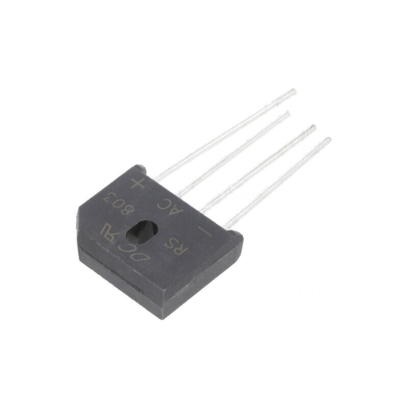 Punte redresoare monofazată Urmax 200V, 8A, 175A Ifsm, model plată | Electronic-mag.ro | Componente Electronice