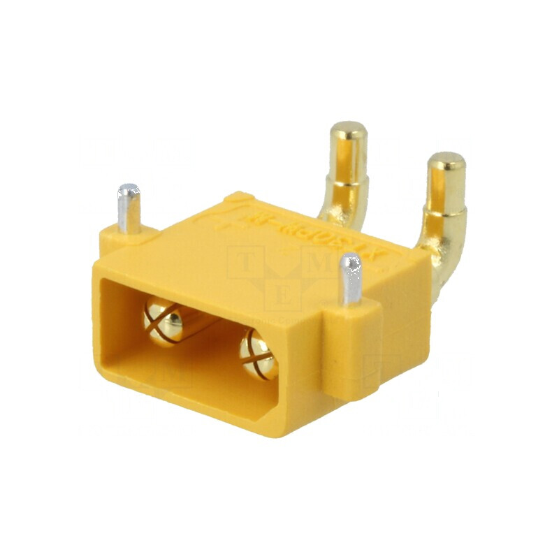 Conector Alimentare DC XT30 Tată PIN 2 pentru Montare PCB THT | Electronic-mag.ro | Componente Electronice