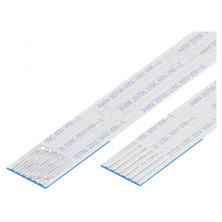 Banda FFC Fire 1mm cu 6 P Cablu - Conectivitate Eficientă cu Contacte pe Aceeași Parte | Electronic-mag.ro | Componente Electron