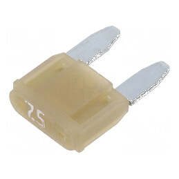 Siguranţă auto 7,5A 32VDC, 10,9mm, aliaj de staniu - protecţie electrică de înaltă calitate | Electronic-mag.ro | Componente Ele