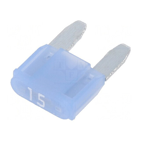 Siguranță auto 15A 32VDC, 10,9mm, aliaj de staniu - componentă electrică de înaltă calitate | Electronic-mag.ro | Componente Ele