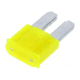 Siguranță auto 20A 32VDC 11mm din aliaj de staniu - componentă electrică de înaltă calitate | Electronic-mag.ro | Componente Ele