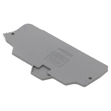Capac final gri închis 2mm SNK, înălțime 80,47mm, rezistent la temperaturi între -55 și 110°C | Electronic-mag.ro | Componente E