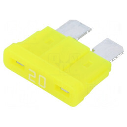 Siguranţă auto 20A 32VDC, 19,3mm, aliaj de staniu - componentă electrică de înaltă calitate | Electronic-mag.ro | Componente Ele
