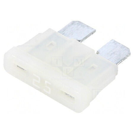 Siguranţă auto 25A 32VDC, 19,3mm, aliaj de staniu - protecţie electrică profesională | Electronic-mag.ro | Componente Electronic