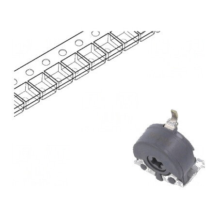 Potențiometru de montare singură tură, orizontal, 50kΩ, 100mW - Componentă electronică de precizie | Electronic-mag.ro | Compone