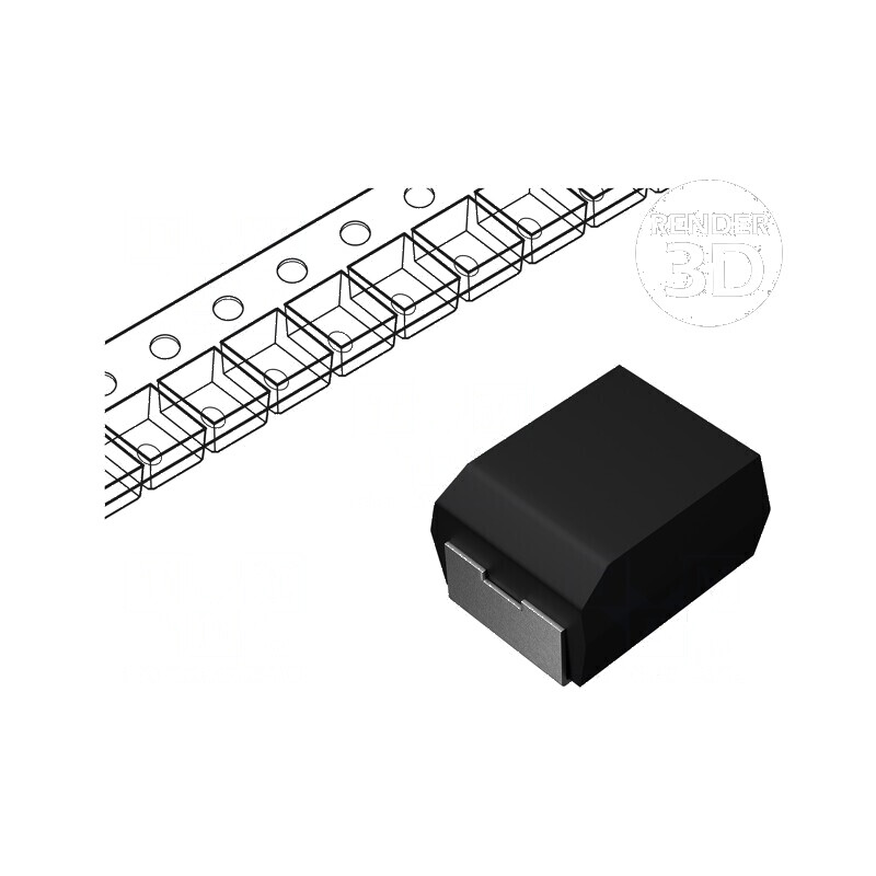 Condensator Tantal-Polimer Low ESR 150µF 4VDC 1311 - ESR 55mΩ | Electronic-mag.ro | Componente Electronice
