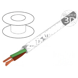 Cablu ELITRONIC® LIYY 3x0,14mm² Neecranat 250V Cu Litat Gri - Cabluri Electrice Profesionale | Electronic-mag.ro | Componente El