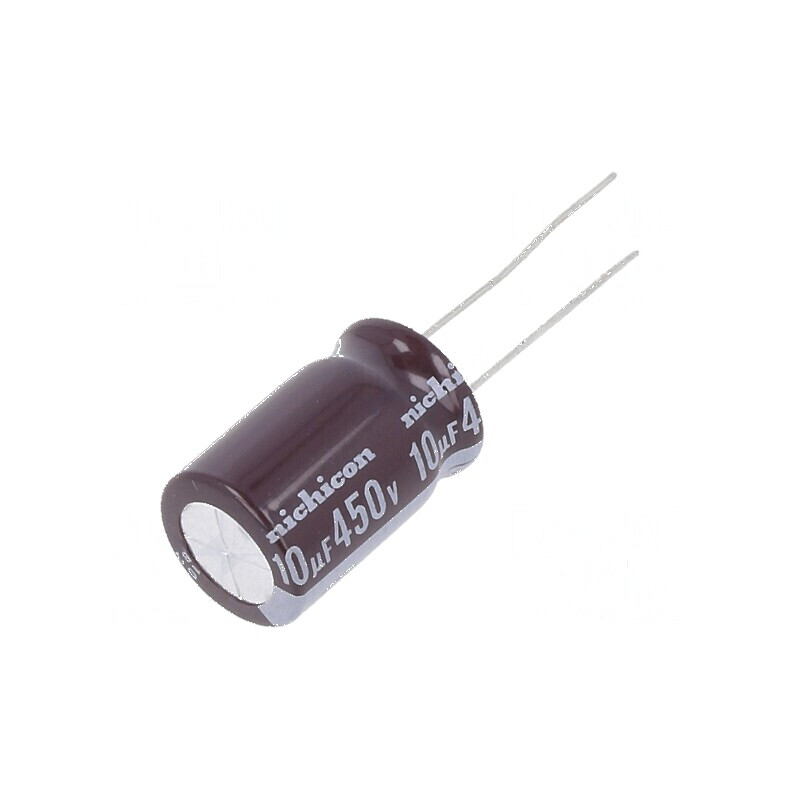 Condensator electrolitic THT 10uF 450VDC Ø12,5mm x 20mm ±20% - Componentă electronică de înaltă performanță | Electronic-mag.ro 