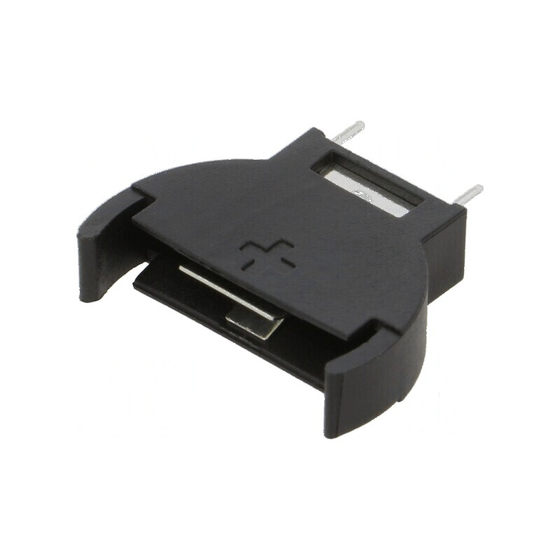 Soclu CR2032 Vertical THM pentru PCB - 1 Baterie, Conector PCB | Electronic-mag.ro | Componente Electronice