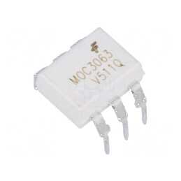 Optotriac 5,3kV - Uieş 600V Circuit de Comutare în Zero, DIP6 - Componentă Electronică Professionala | Electronic-mag.ro | Compo