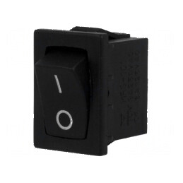 Rocker Switch SPST 2 ON-OFF 3A/250VAC Negru Fără 35mΩ - Interval de Temperatura -30° până la 80°C | Electronic-mag.ro | Componen