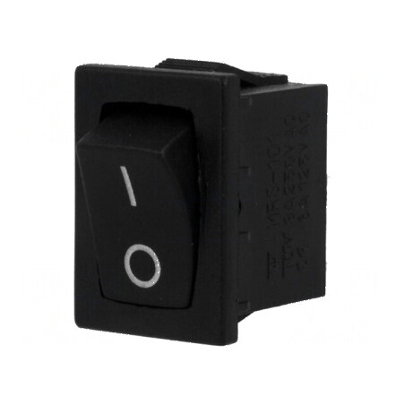 Rocker Switch SPST 2 ON-OFF 3A/250VAC Negru Fără 35mΩ - Interval de Temperatura -30° până la 80°C | Electronic-mag.ro | Componen
