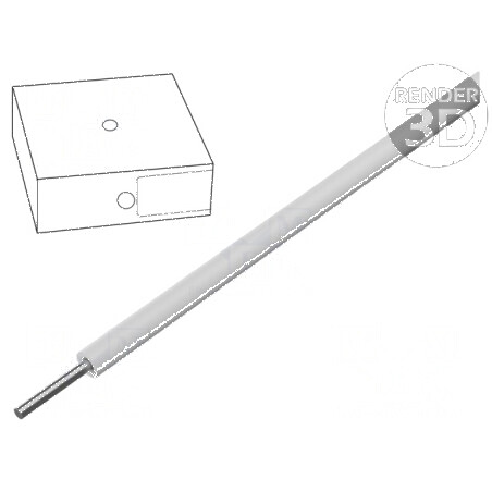 Cablu de Sârmă Cu Silicon Alb 1x0,75mm² - Temperaturi -60° până la 180°C, Tensiune 300V/500V | Electronic-mag.ro | Componente El