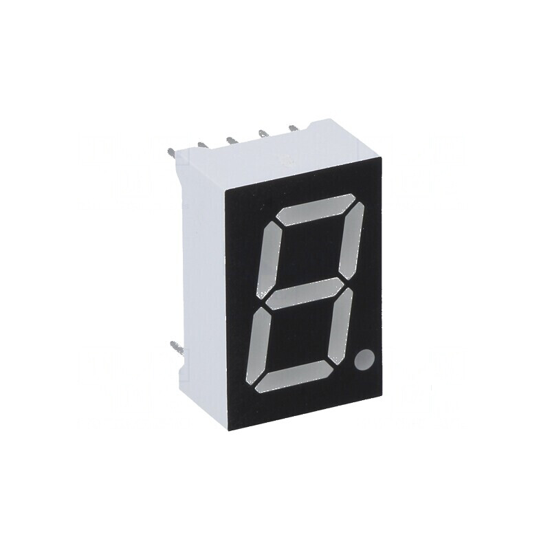 Afișaj LED 7 segmente 14,2mm 0,56 Nr. car: 1 Verde 8mcd pentru Proiecte Electronice | Electronic-mag.ro | Componente Electronice Afișaj LED 7 segmente 14,2mm 0,56 Nr. car: 1 Verde 8mcd pentru Proiecte Electronice | Electronic-mag.ro | Componente Electronice
