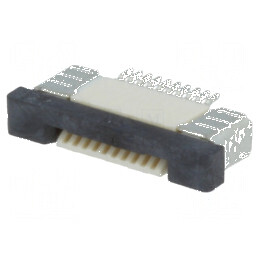 Conector FFC/FPC orizontal 10 PIN superioare ZIF - Conector de înaltă calitate pentru aplicații electronice | Electronic-mag.ro 