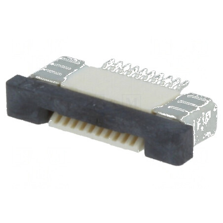 Conector FFC/FPC orizontal 10 PIN superioare ZIF - Conector de înaltă calitate pentru aplicații electronice | Electronic-mag.ro 