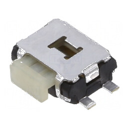 Microîntrerupător TACT SPST-NO 0,05A/12VDC SMT 1,57N - Comutator de Tip Tactil pentru Circuit Electric | Electronic-mag.ro | Com