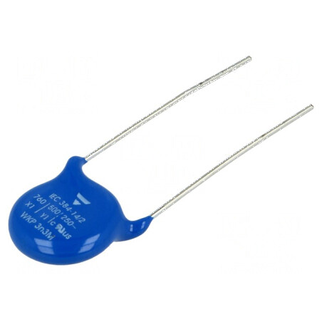 Condensator Ceramic Antiperturbatii X1, Y1, 3.3nF Y5U ±20% THT - Componenta Electronica de Calitate | Electronic-mag.ro | Compon