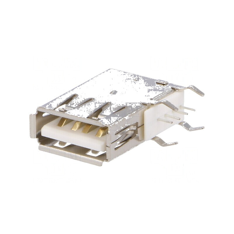 Conector USB A Soclu THT Lateral Unghi 90° - Soluție de Conectare Profesională | Electronic-mag.ro | Componente Electronice