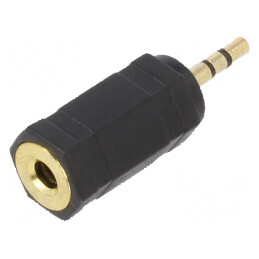 Adaptor Jack 2,5mm 3pin la Jack 3,5mm cu soclu aurit - Conector audio de înaltă calitate | Electronic-mag.ro | Componente Electr
