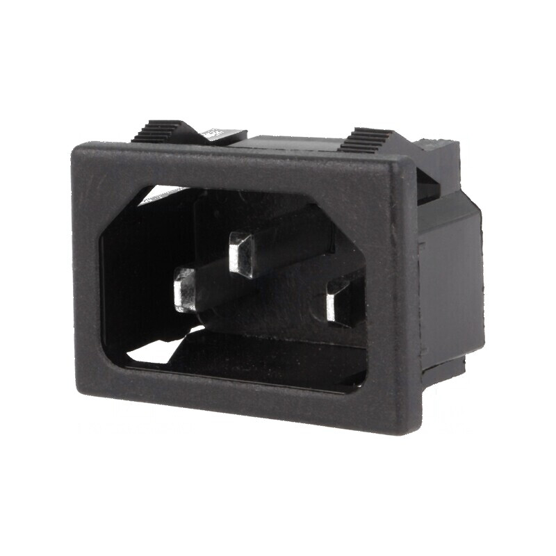Conector Alimentare AC Soclu Tată 10A 250VAC IEC 60320 - Componente Electrice de Înaltă Calitate | Electronic-mag.ro | Component Conector Alimentare AC Soclu Tată 10A 250VAC IEC 60320 - Componente Electrice de Înaltă Calitate | Electronic-mag.ro | Component