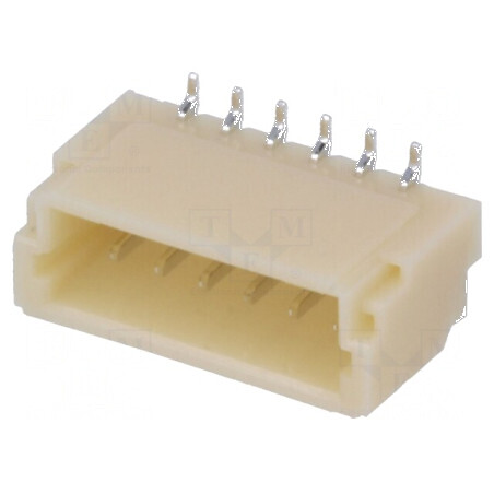 Conector cablu-placă soclu tată SH, SR 1mm PIN: 6 SMT 50V 1A pentru aplicații electronice | Electronic-mag.ro | Componente Elect