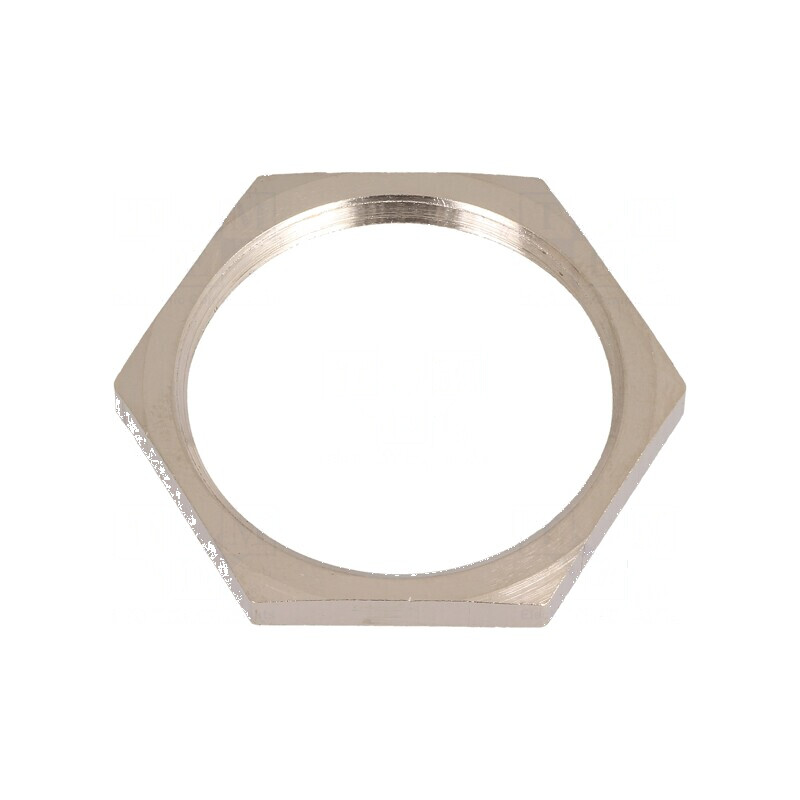 Piuliță PG21 din alamă nichelată, 32mm, Filet PG - Componentă de Conexiune Industriale | Electronic-mag.ro | Componente Electron Piuliță PG21 din alamă nichelată, 32mm, Filet PG - Componentă de Conexiune Industriale | Electronic-mag.ro | Componente Electron