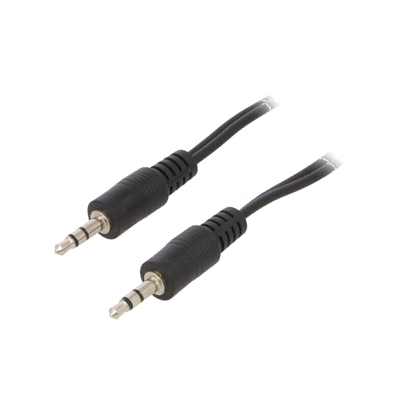 Cablu audio Jack 3,5mm 3pin mufe la ambele capete, lungime 1,2m, negru, PVC | Electronic-mag.ro | Componente Electronice Cablu audio Jack 3,5mm 3pin mufe la ambele capete, lungime 1,2m, negru, PVC | Electronic-mag.ro | Componente Electronice