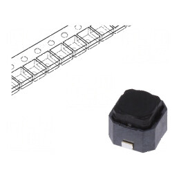 Microîntrerupător TACT SPST Pozitiv 2, 0,05A/16VDC SMT, Forță de Actuare 1,6N, Dimensiune 5mm | Electronic-mag.ro | Componente E
