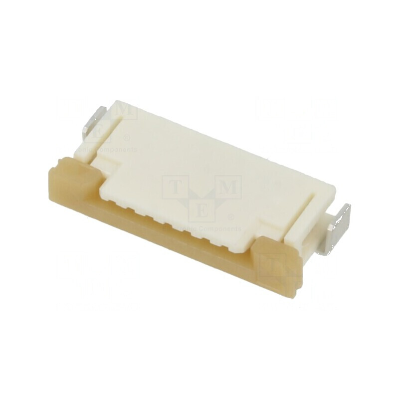 Conector FFC/FPC orizontal 7 pini, contacte superioare, ZIF - Componente electronice | Electronic-mag.ro | Componente Electronic