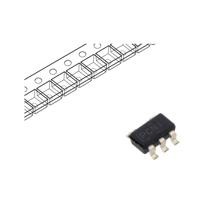 Stabilizator de tensiune LDO nereglabil 3,3V 0,1A SOT23-5 - IC electronic de înaltă precizie | Electronic-mag.ro | Componente El
