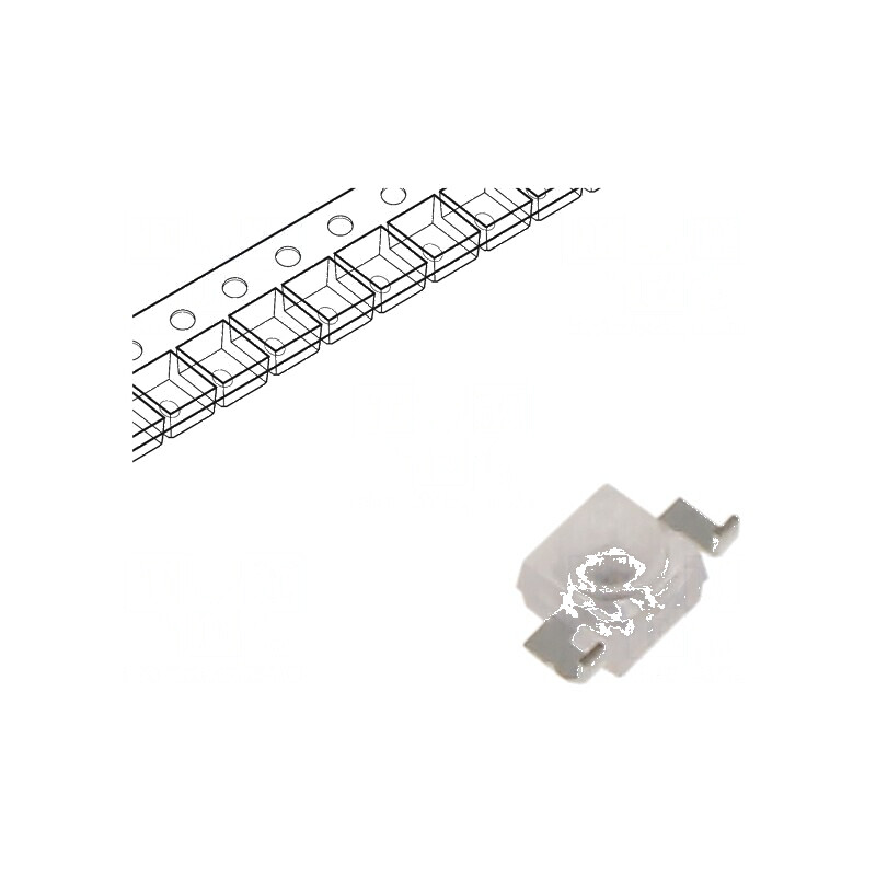 Emiţător IR 850nm Transparent 190mW 28° SMD pentru Aplicații de Iluminare Infraroșie | Electronic-mag.ro | Componente Electronic
