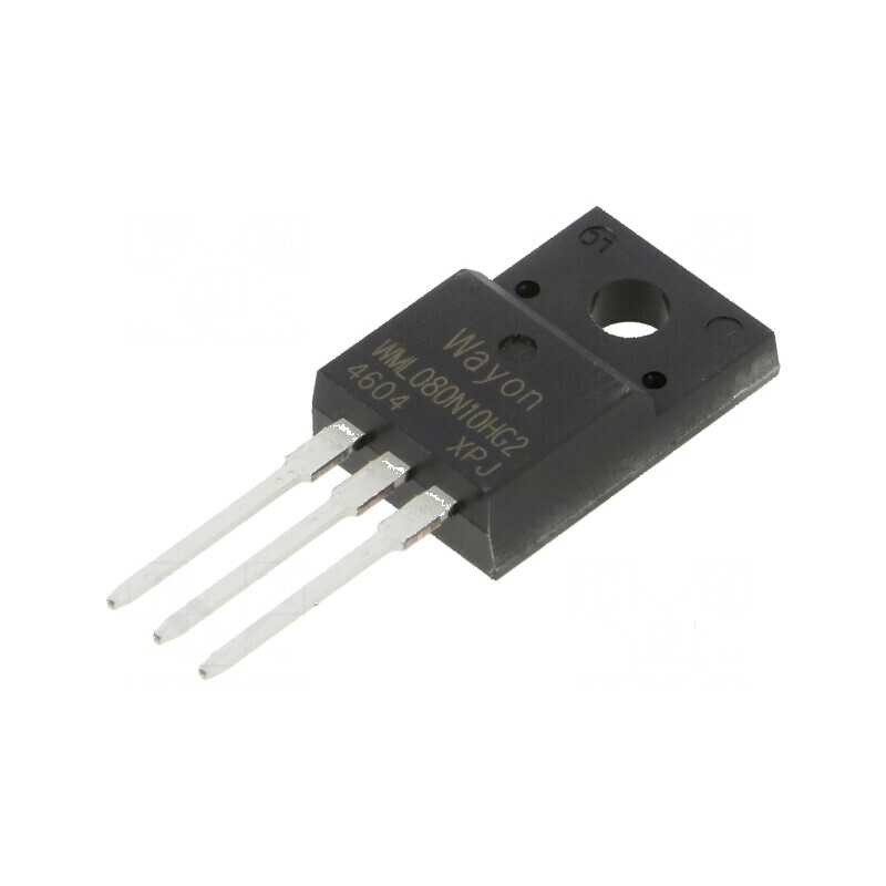 Tranzistor N-MOSFET Unipolar TO220FP - Componentă Electronică de Putere | Electronic-mag.ro | Componente Electronice