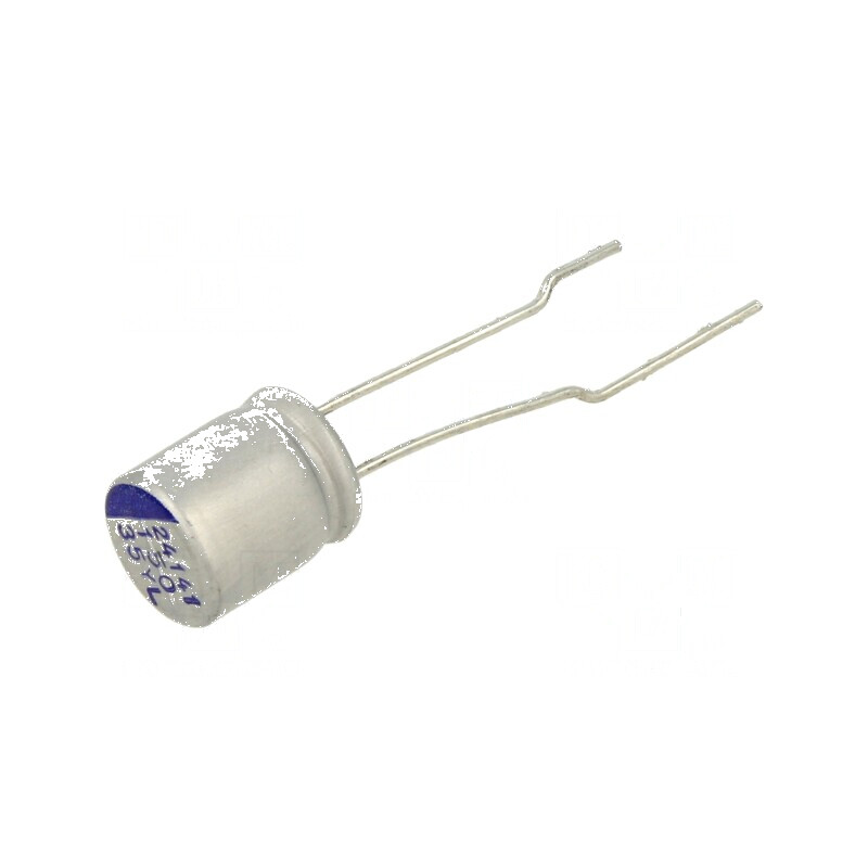 Condensator Hibrid THT Ø8x9,5mm 150µF - Temperatura de Funcționare: -55 până la 125°C | Electronic-mag.ro | Componente Electroni