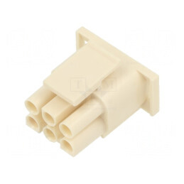 Conector cablu-cablu/PCB natural, mufă tată/mamă, PIN 6, 600V - Conexiune electrică de înaltă performanță | Electronic-mag.ro | 