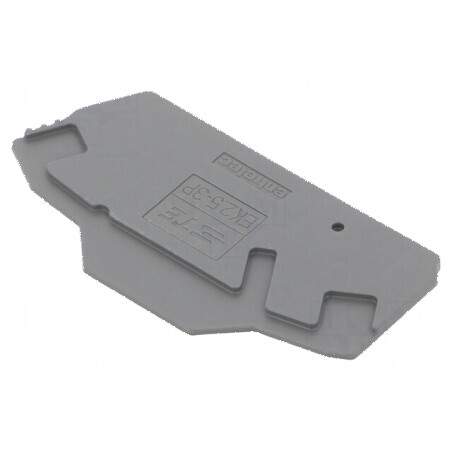 Capac final gri închis SNK, lățime 2mm, înălțime 65,73mm, rezistență temperatură -55÷110°C | Electronic-mag.ro | Componente Elec